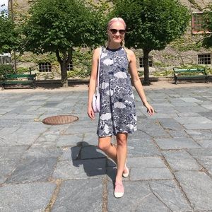 Brooklyn Industries Cotton Printed Shift Dress